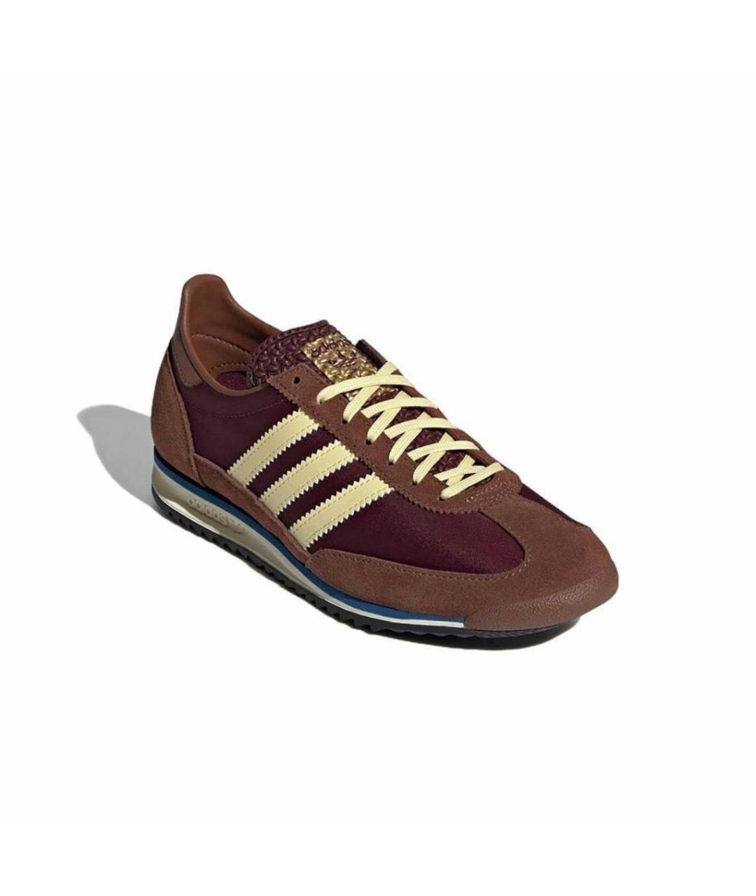 ADIDAS Коричневые замшевые кроссовки, фото 2