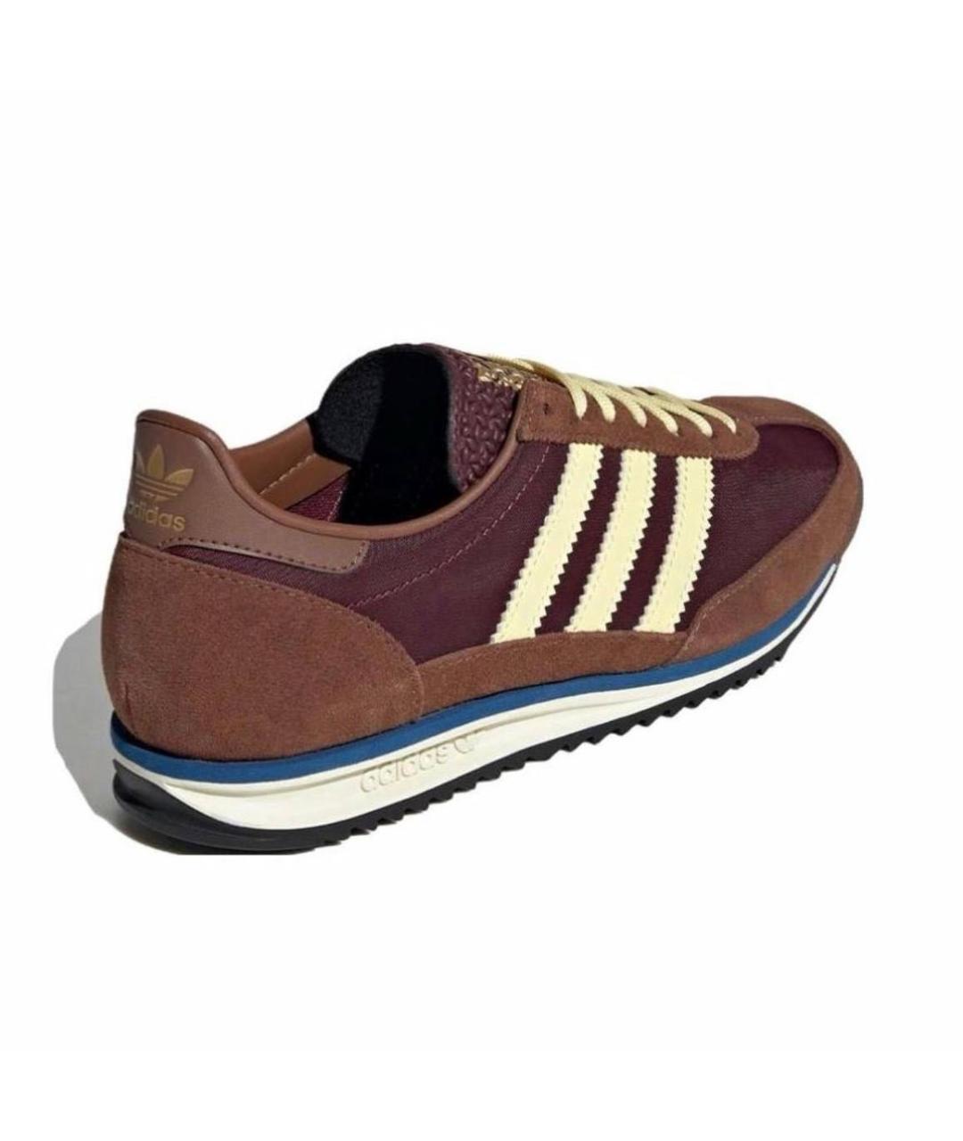 ADIDAS Коричневые замшевые кроссовки, фото 4
