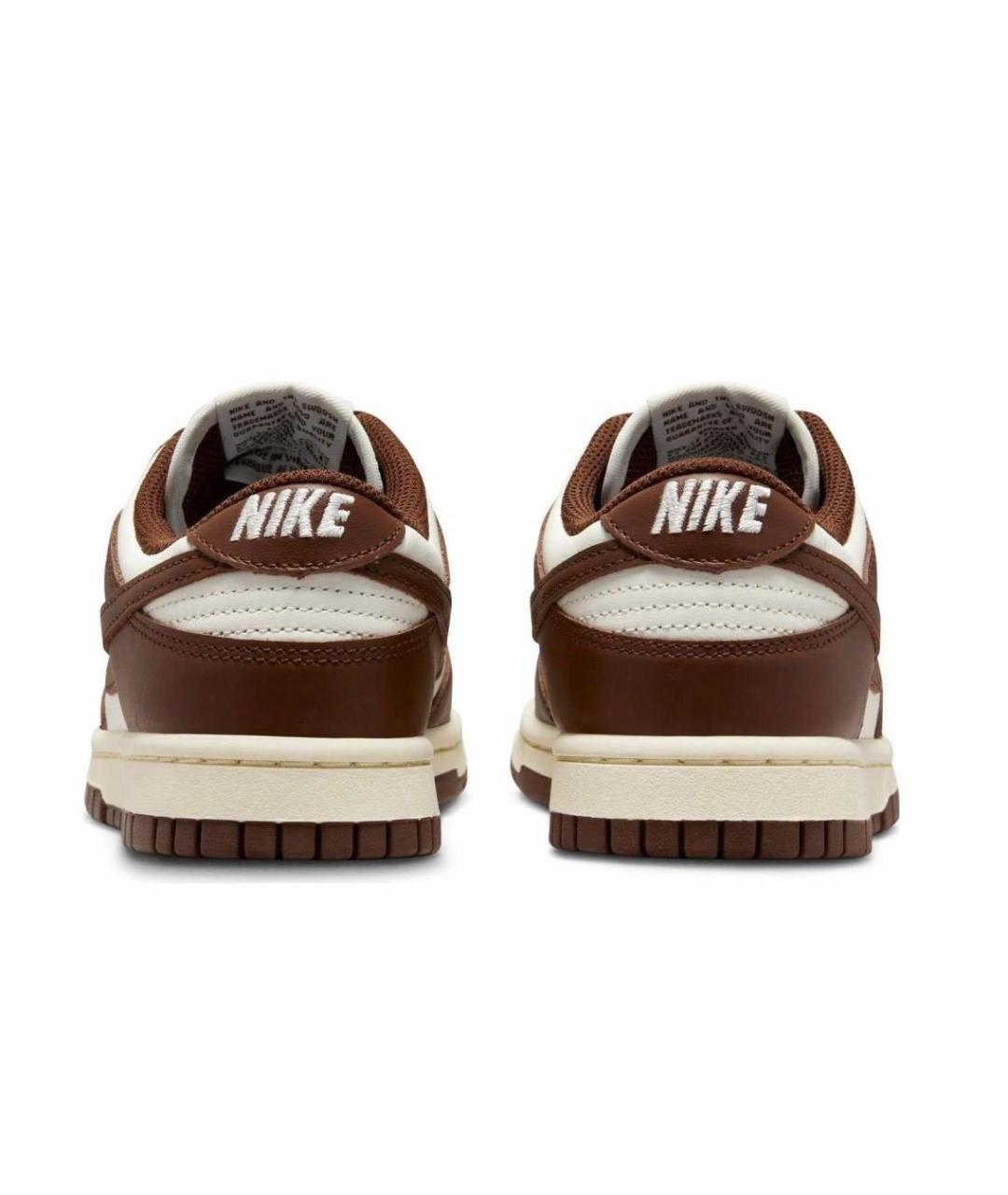 NIKE Коричневые кожаные кроссовки, фото 4