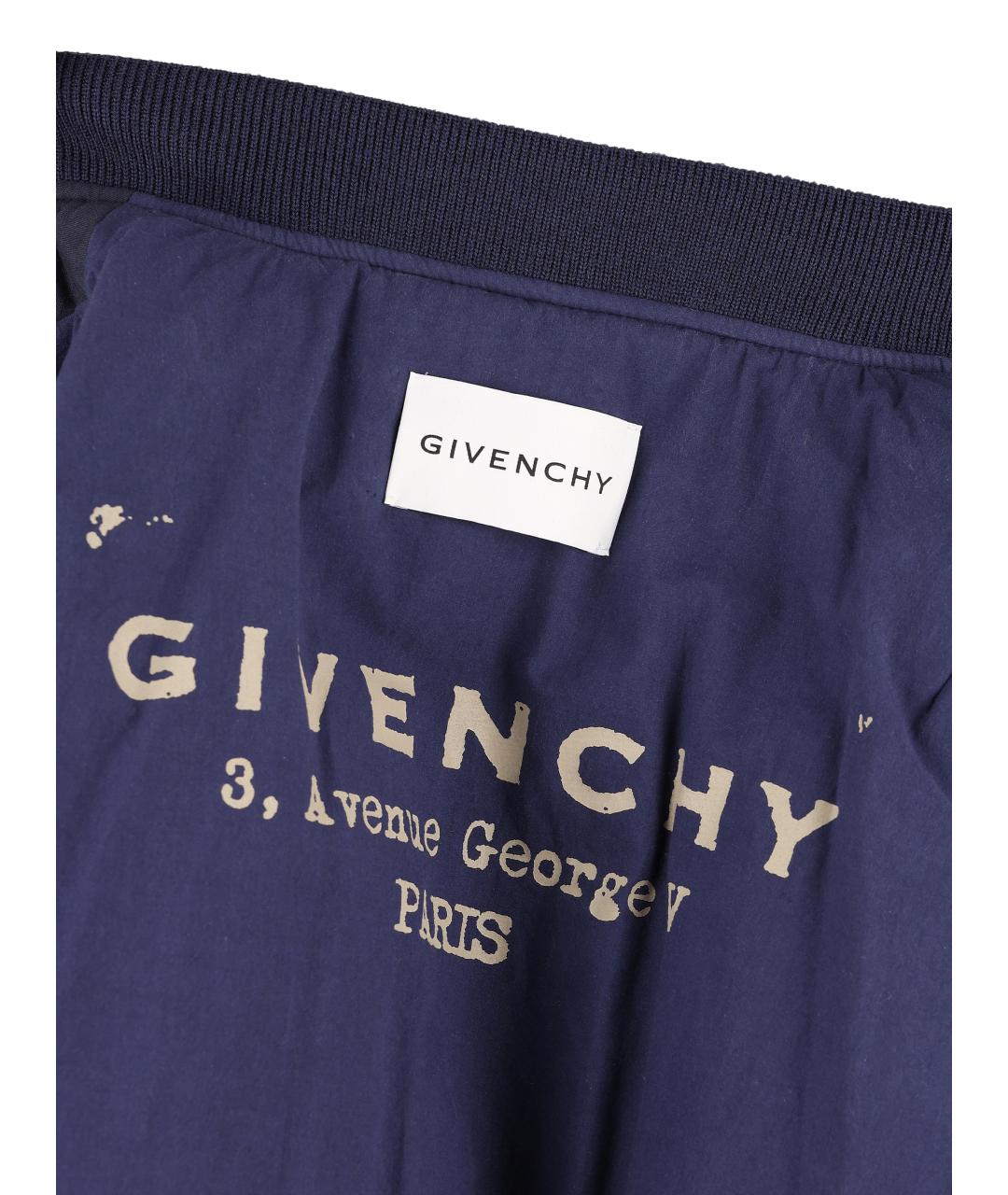 GIVENCHY Синяя хлопковая куртка, фото 3