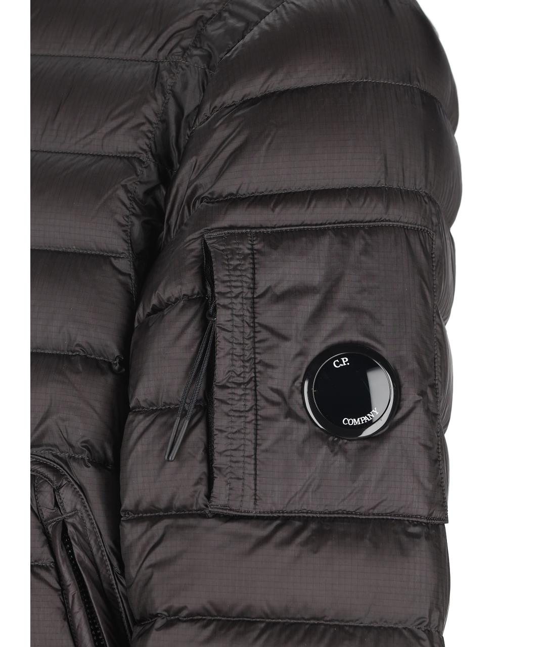 CP COMPANY Черный пуховик, фото 3