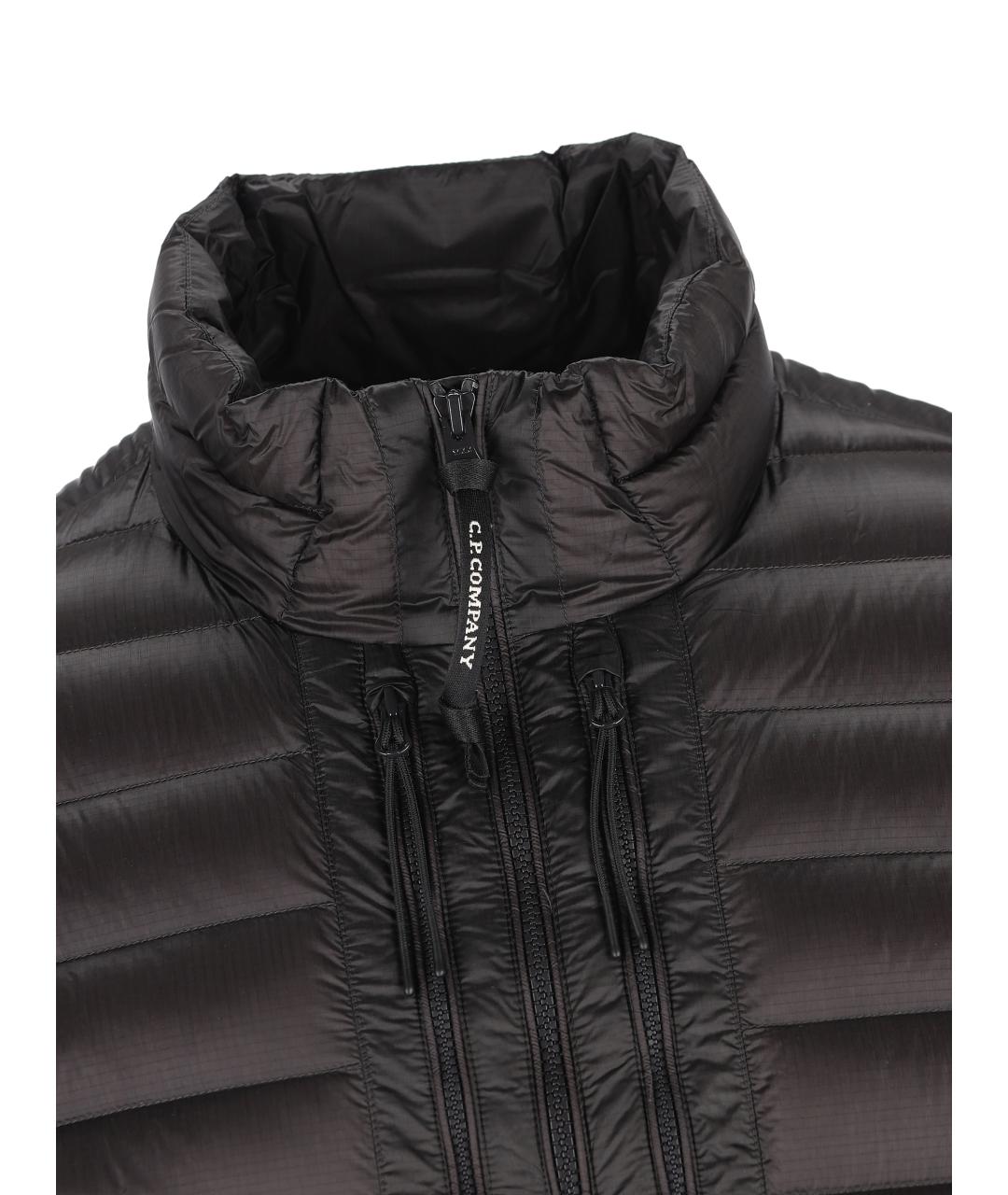 CP COMPANY Черный пуховик, фото 2