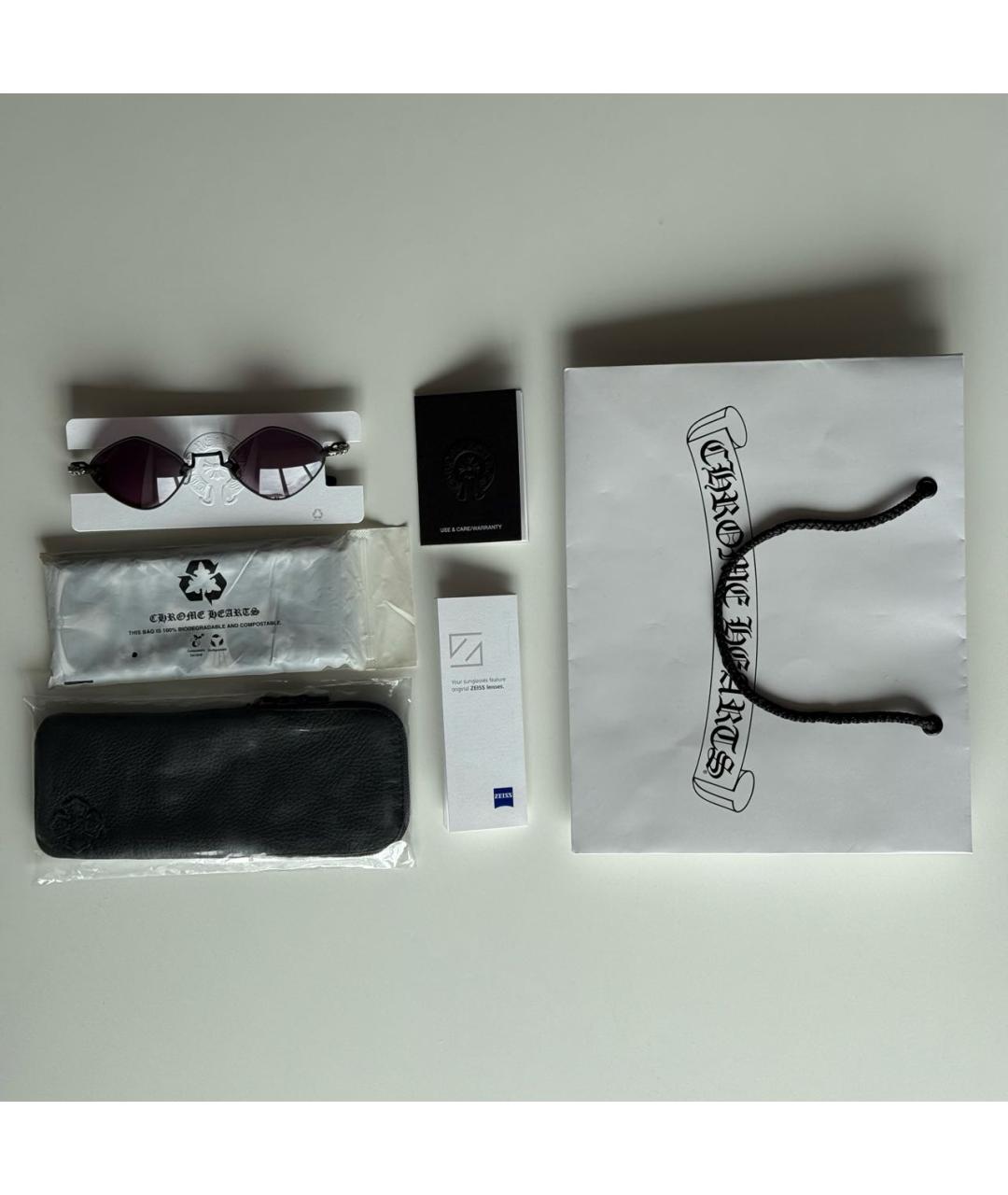 CHROME HEARTS Черные солнцезащитные очки, фото 4