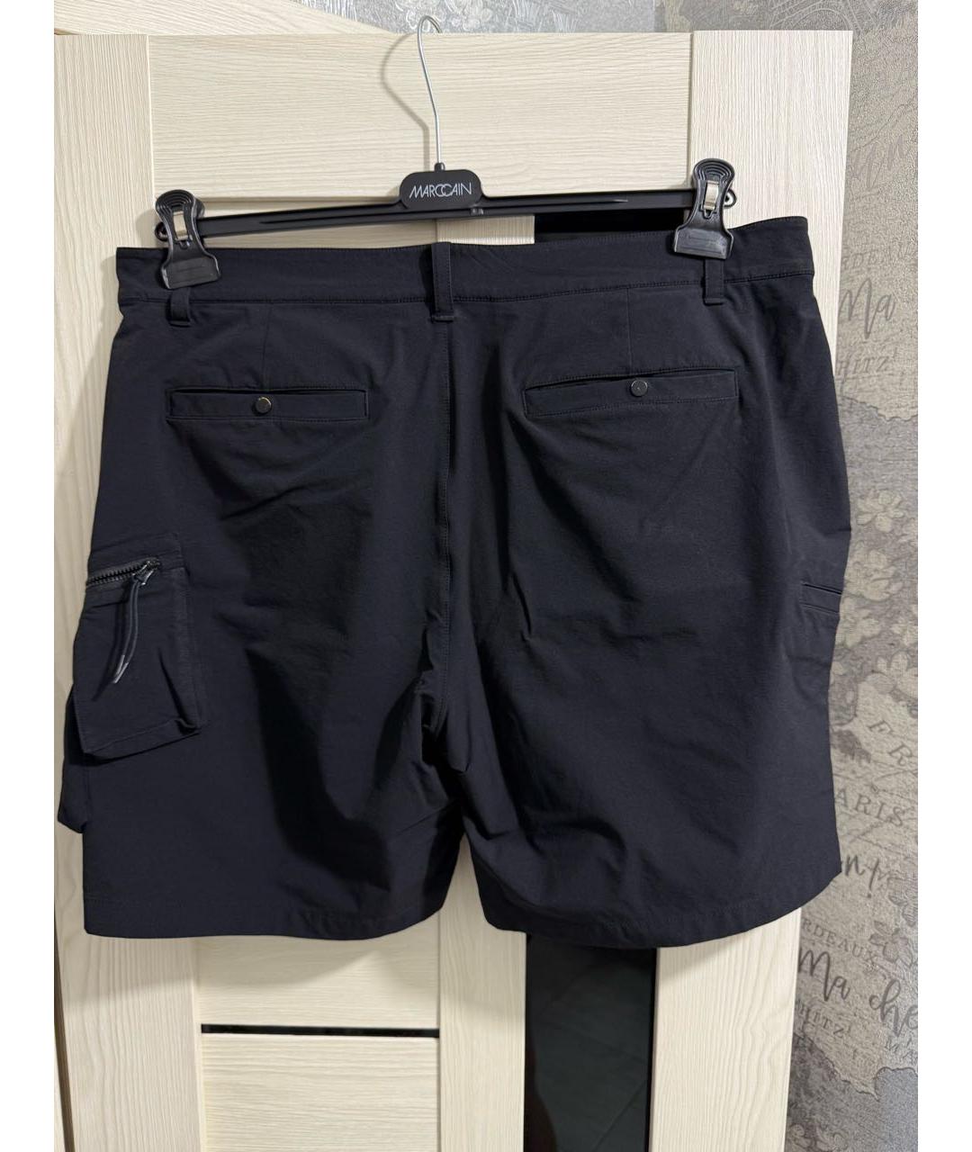 CP COMPANY Черные полиэстеровые шорты, фото 2