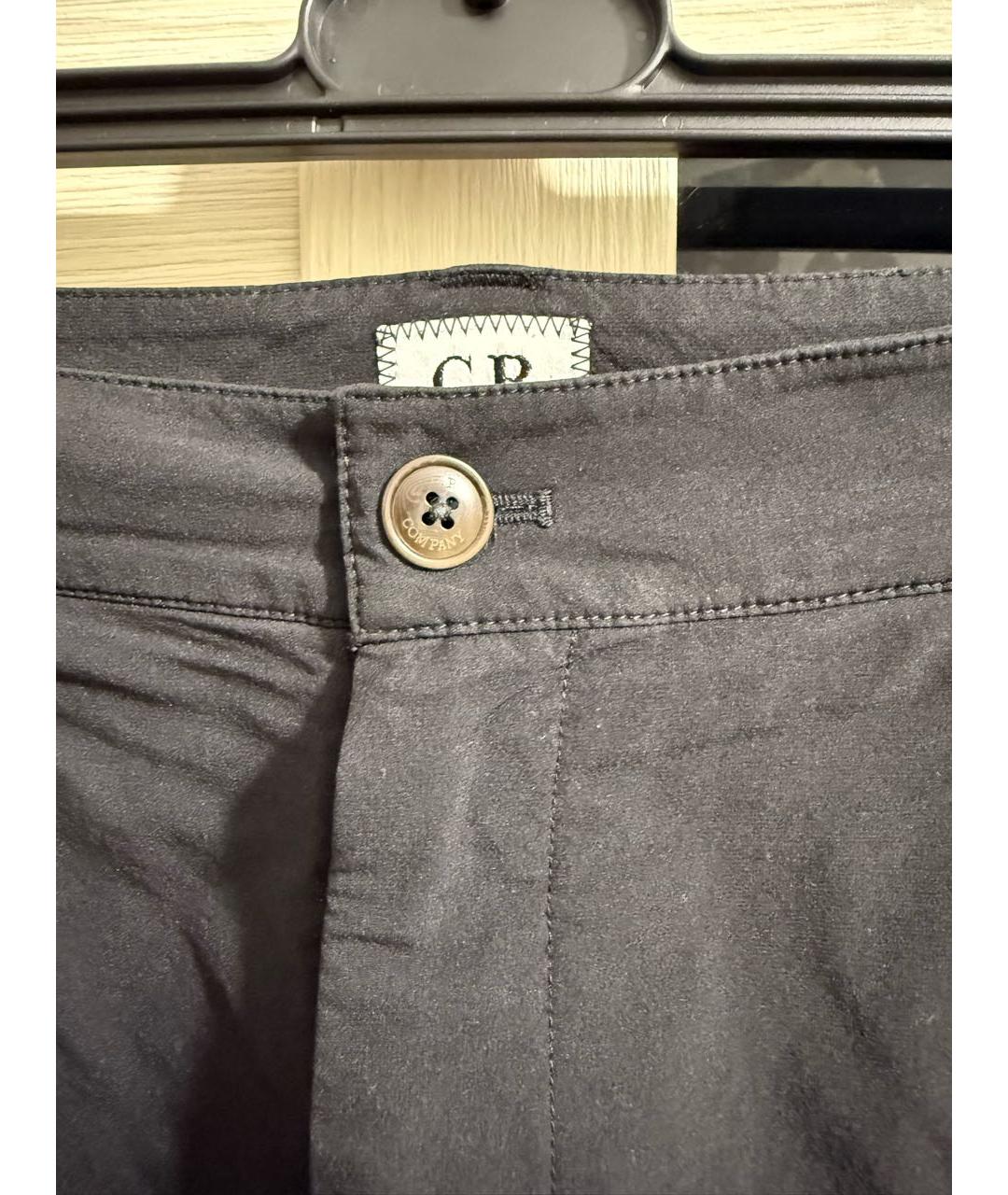CP COMPANY Черные полиэстеровые шорты, фото 3