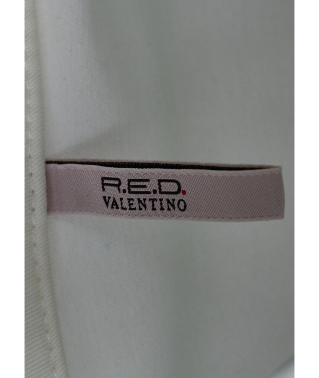 RED VALENTINO Белая хлопковая куртка, фото 3