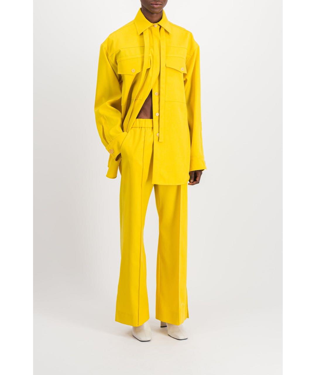 JIL SANDER Желтый костюм с брюками, фото 5
