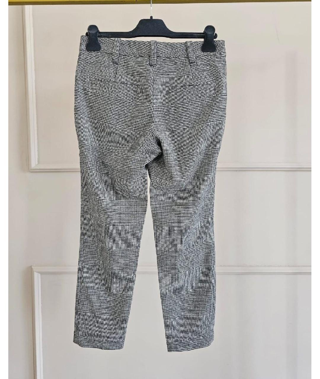 BRUNELLO CUCINELLI Антрацитовые кашемировые прямые брюки, фото 2