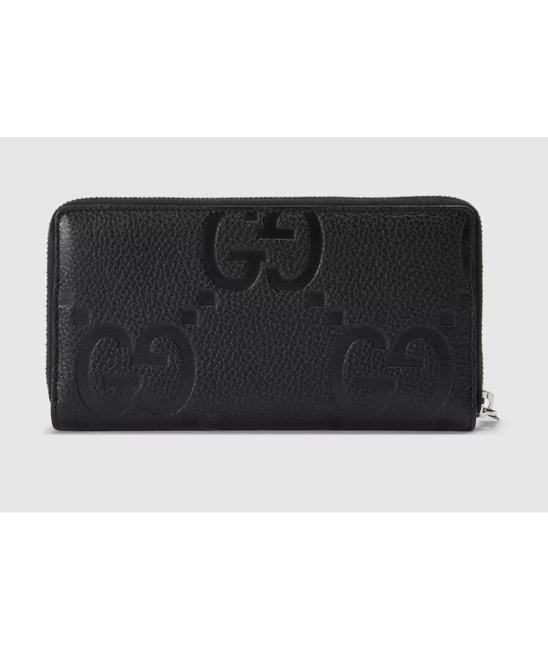 GUCCI Черный кожаный кошелек, фото 4