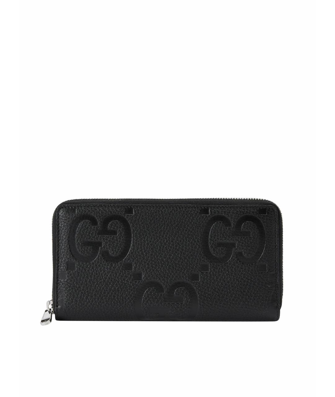 GUCCI Черный кожаный кошелек, фото 1