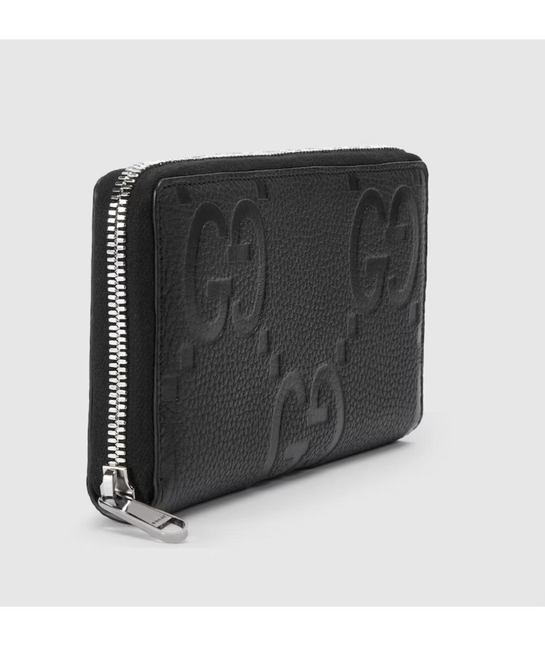 GUCCI Черный кожаный кошелек, фото 3