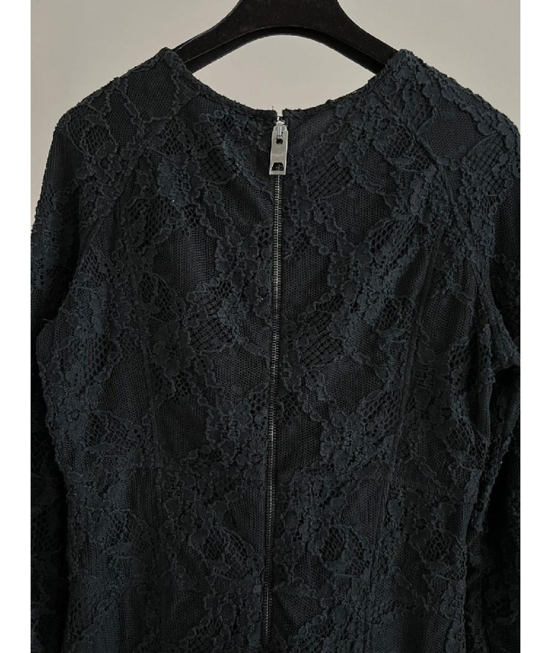 BURBERRY Черное хлопковое платье, фото 3