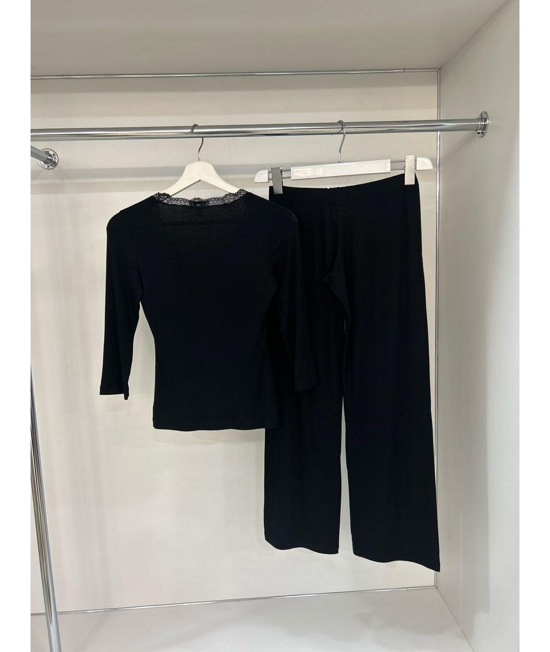 BLUMARINE Черная вискозная пижама, фото 7
