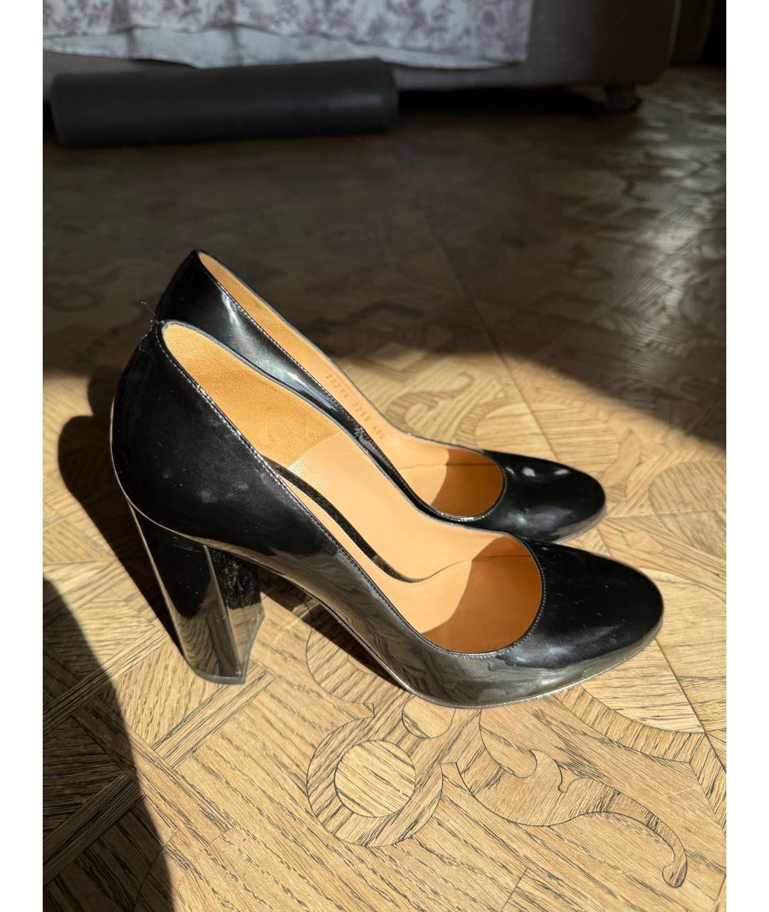 GIANVITO ROSSI Черные туфли из лакированной кожи, фото 6