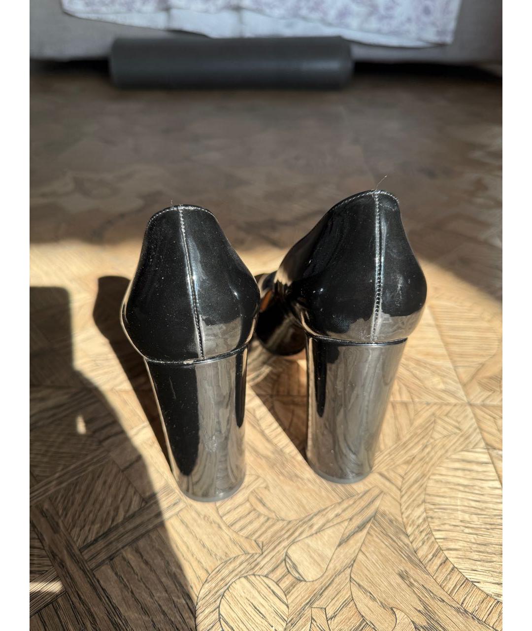 GIANVITO ROSSI Черные туфли из лакированной кожи, фото 4