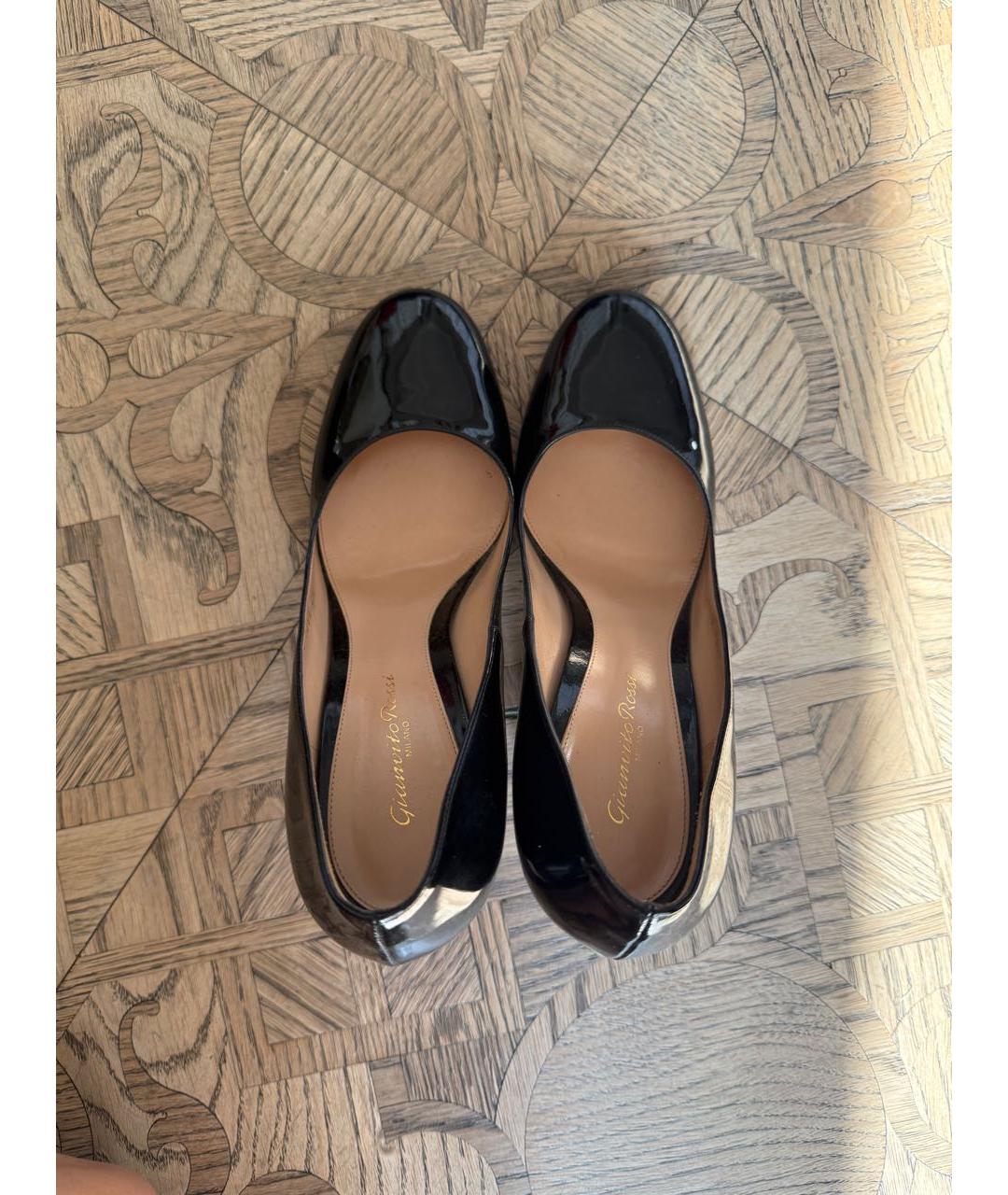 GIANVITO ROSSI Черные туфли из лакированной кожи, фото 3