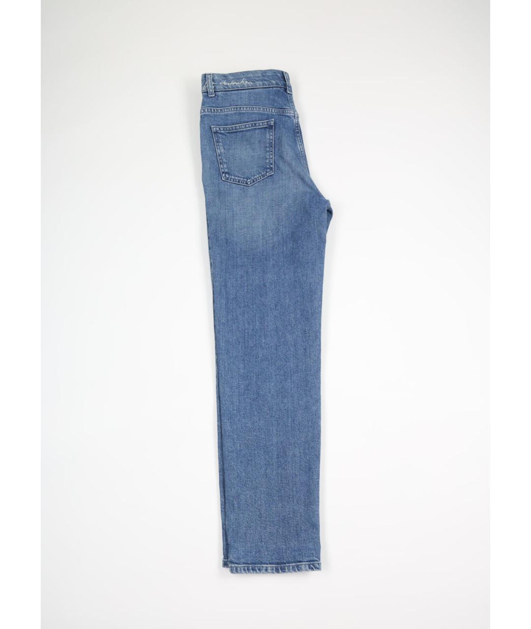 STELLA MCCARTNEY Синие хлопковые прямые джинсы, фото 2
