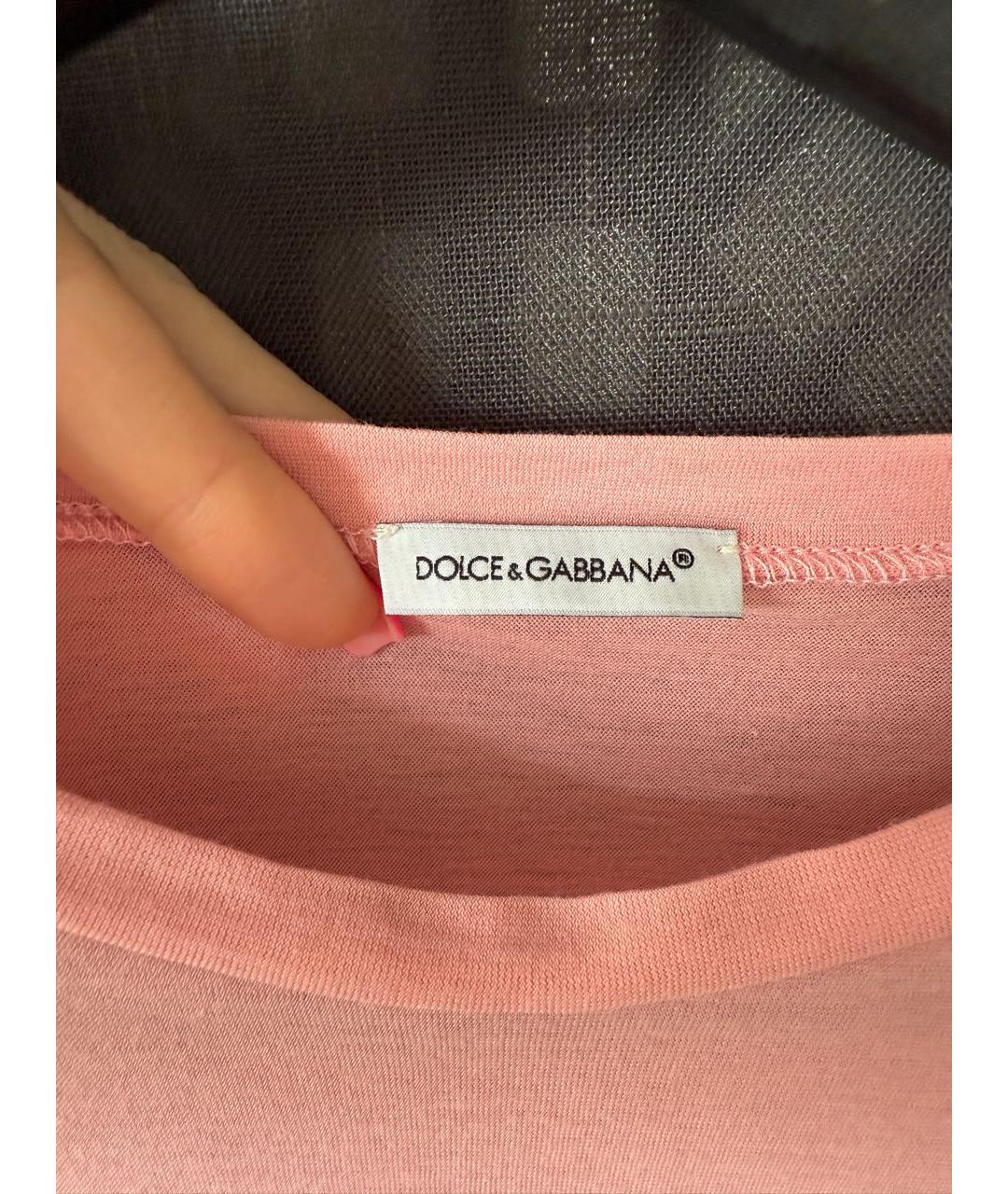 DOLCE&GABBANA Коралловый детская футболка / топ, фото 3