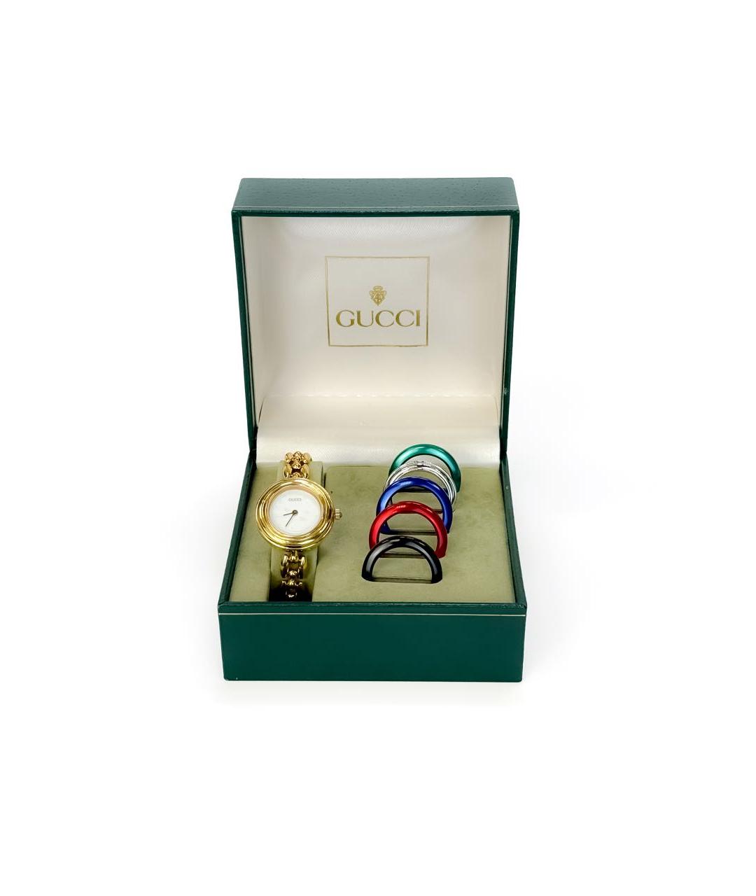 GUCCI Золотые позолоченные часы, фото 5