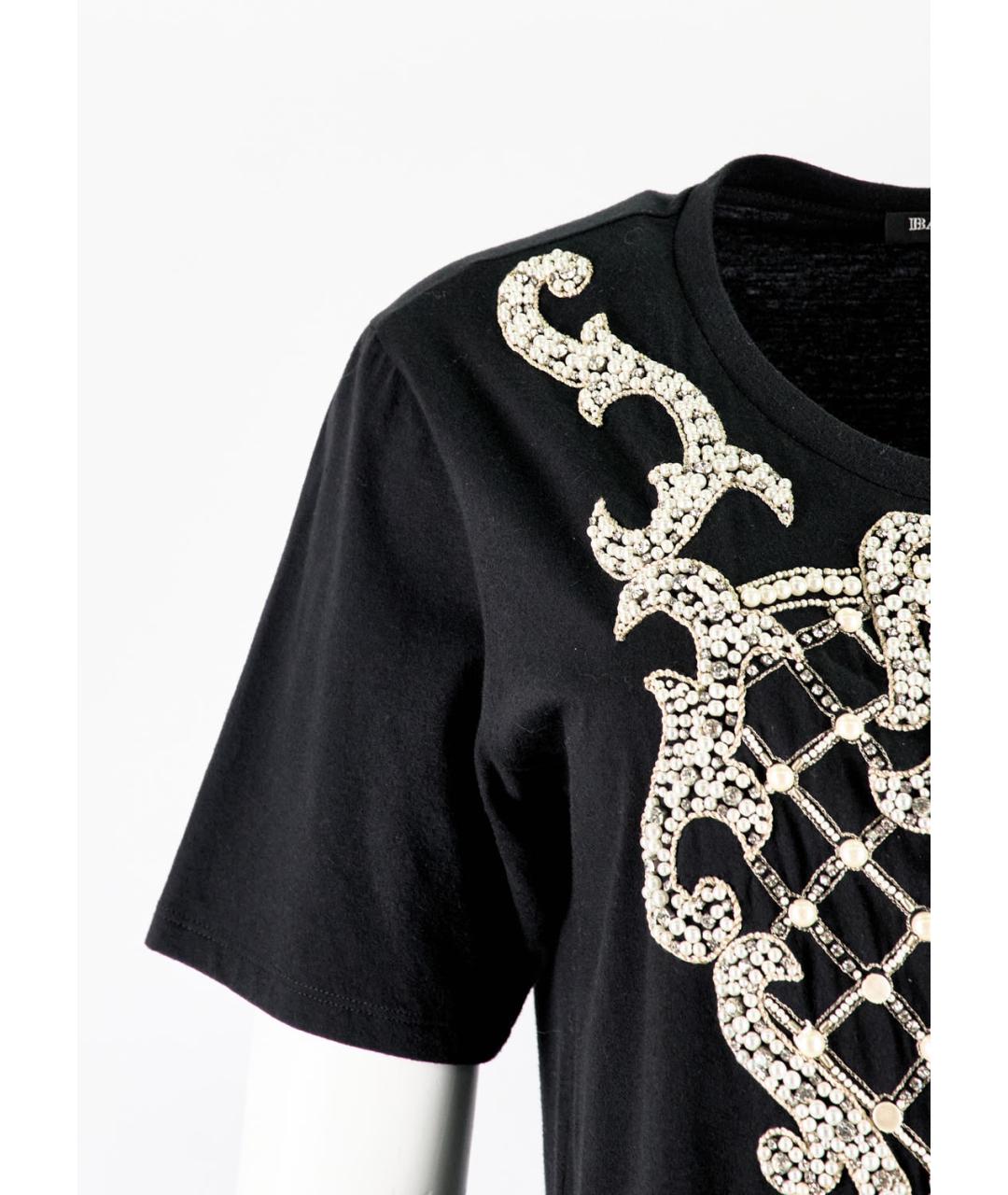 BALMAIN Черная хлопковая футболка, фото 5