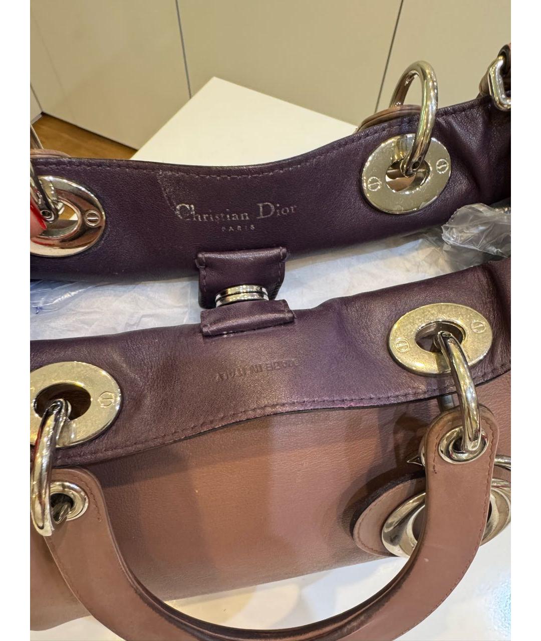 CHRISTIAN DIOR Кожаная сумка тоут, фото 4
