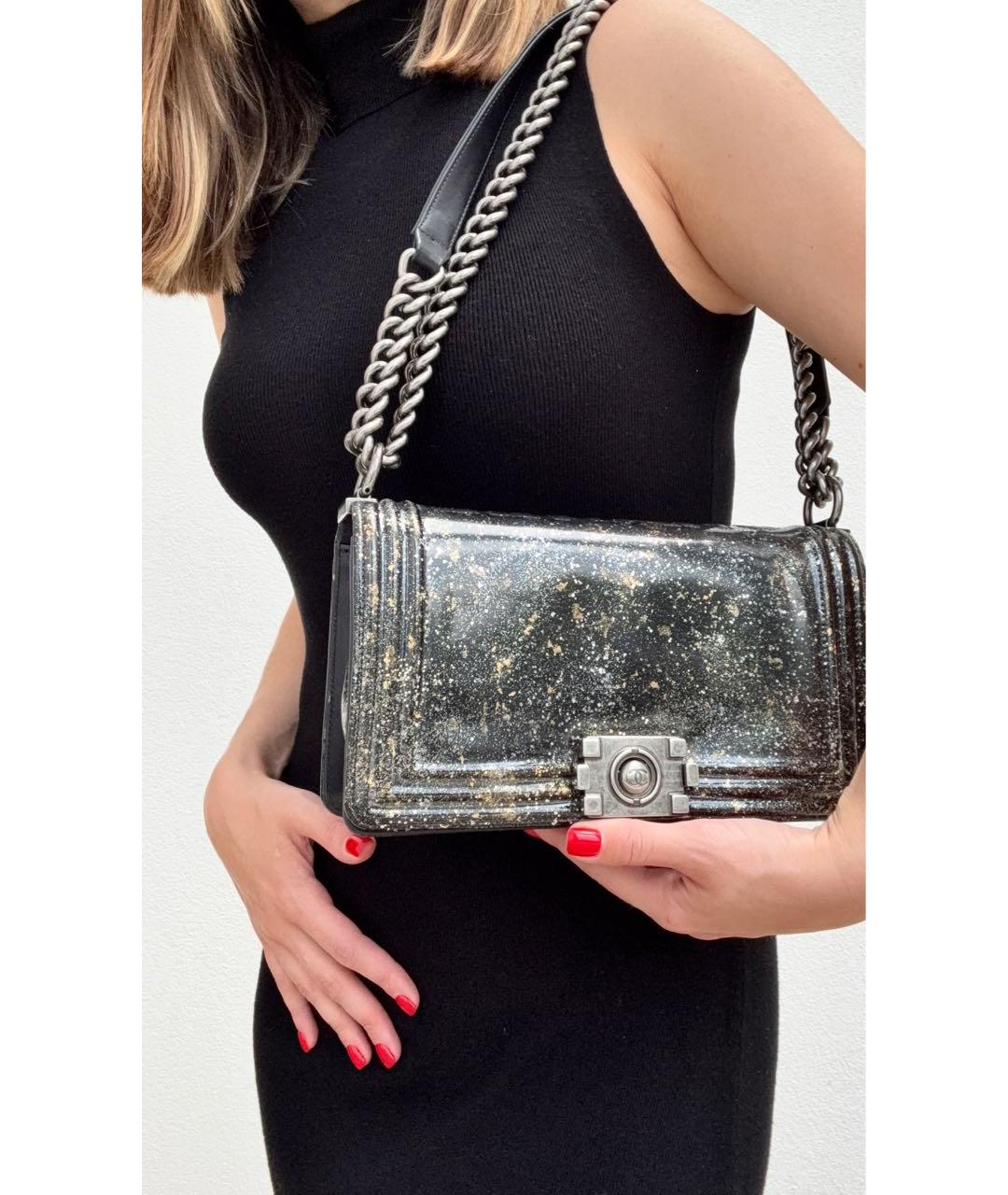 CHANEL Черная сумка через плечо, фото 6
