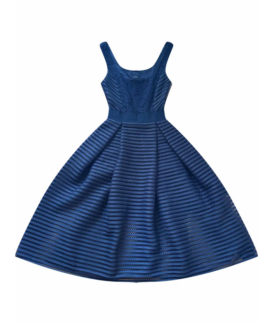 PINKO Черное полиэстеровое коктейльное платье, фото 1