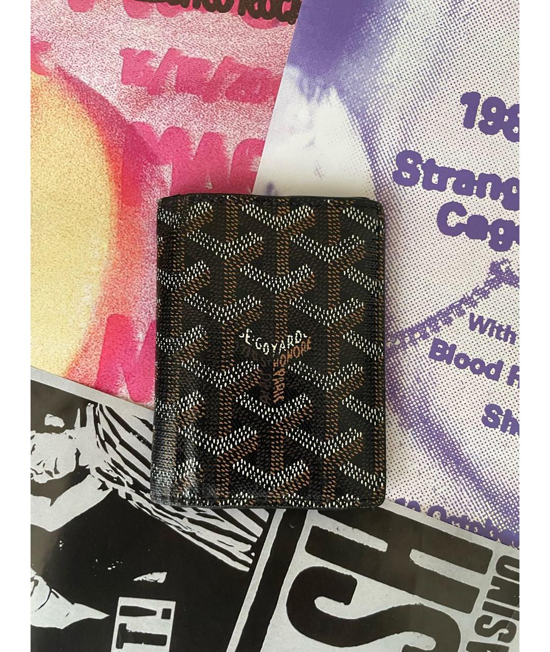 GOYARD Коричневый кожаный кардхолдер, фото 8