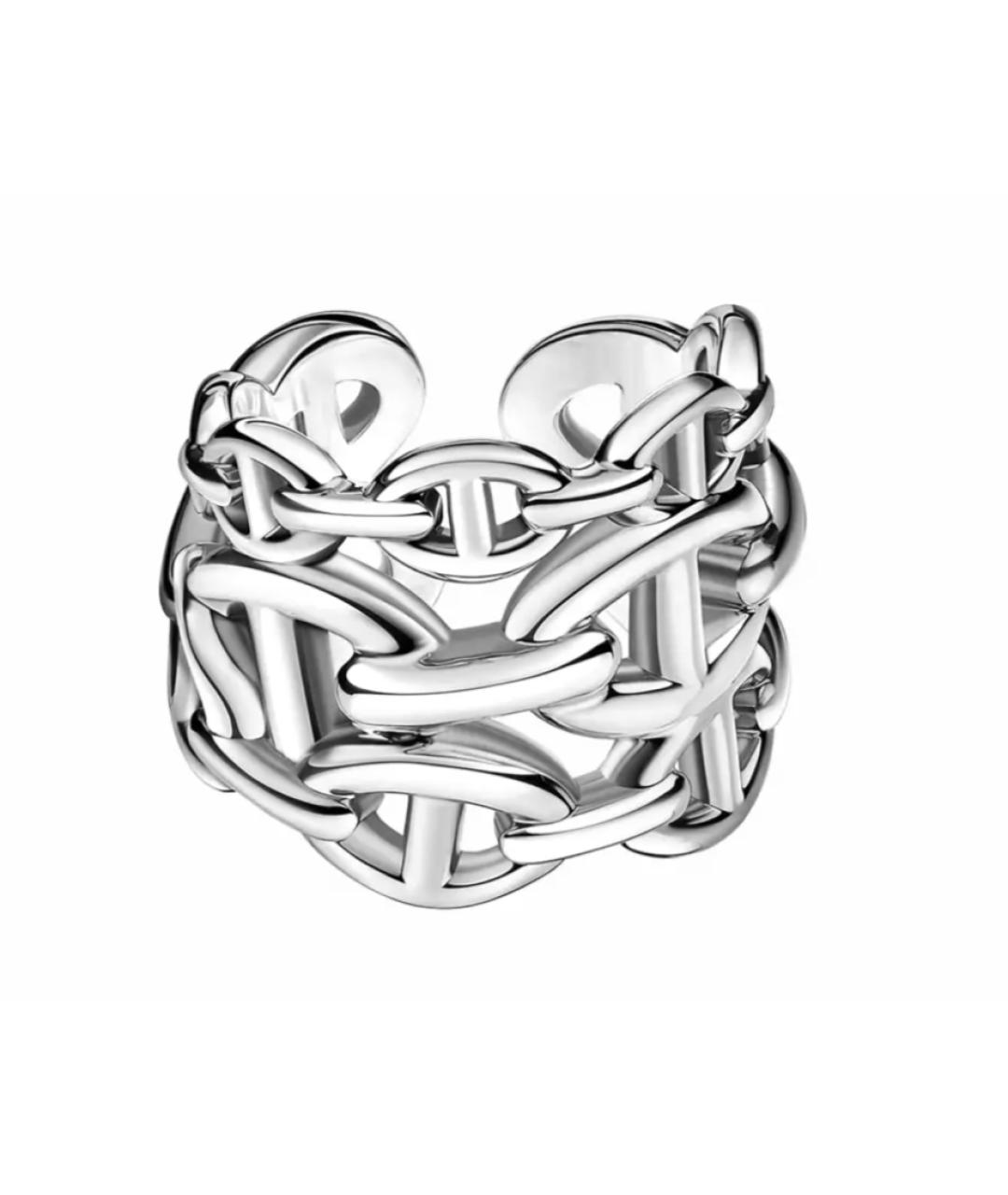 HERMES Серебряное серебряное кольцо, фото 1