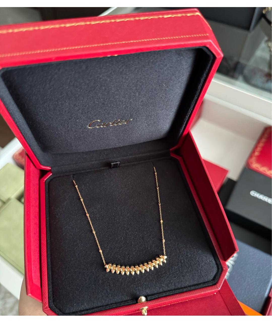 CARTIER Золотое колье из розового золота, фото 4