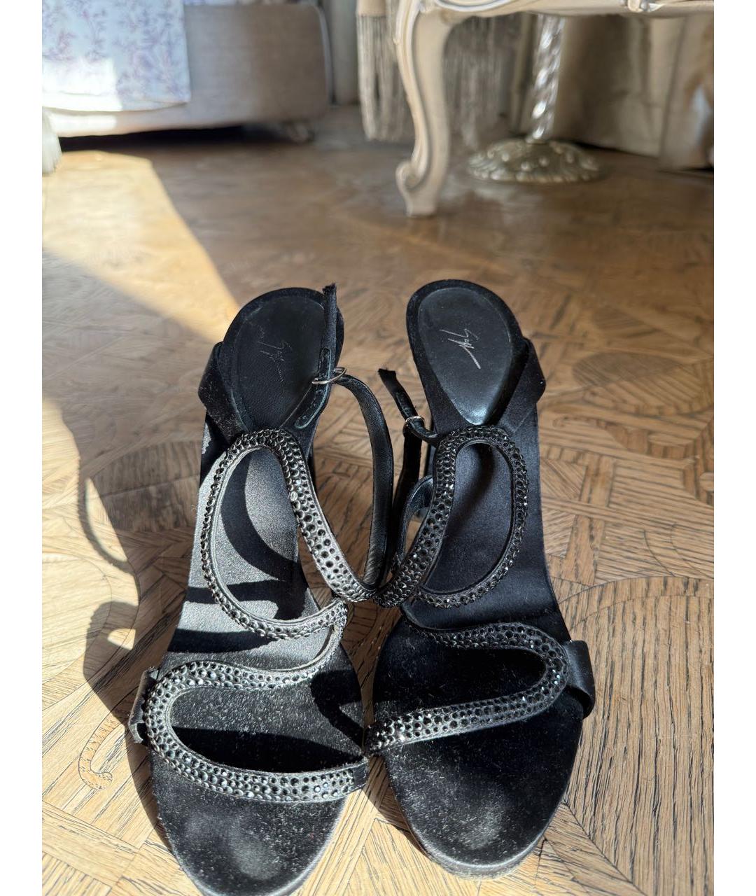 GIUSEPPE ZANOTTI DESIGN Черные босоножки, фото 2