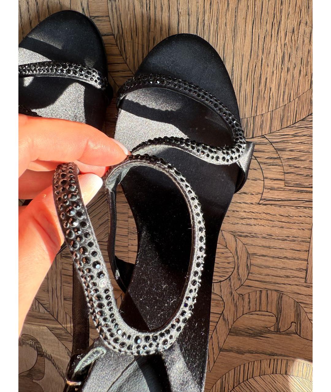 GIUSEPPE ZANOTTI DESIGN Черные босоножки, фото 5