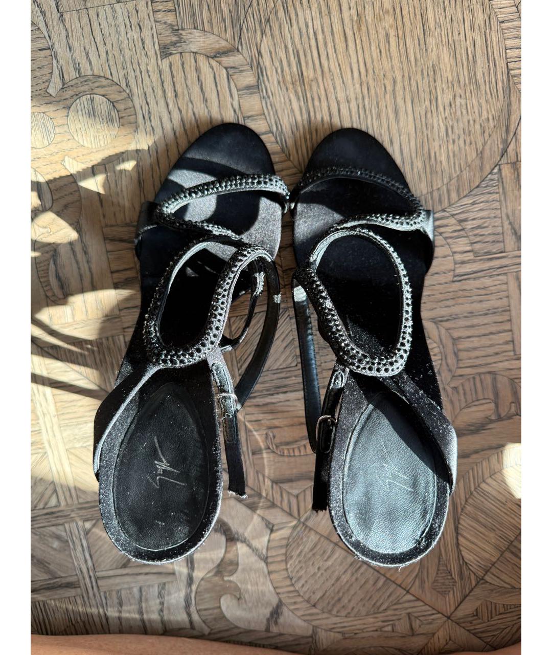 GIUSEPPE ZANOTTI DESIGN Черные босоножки, фото 3