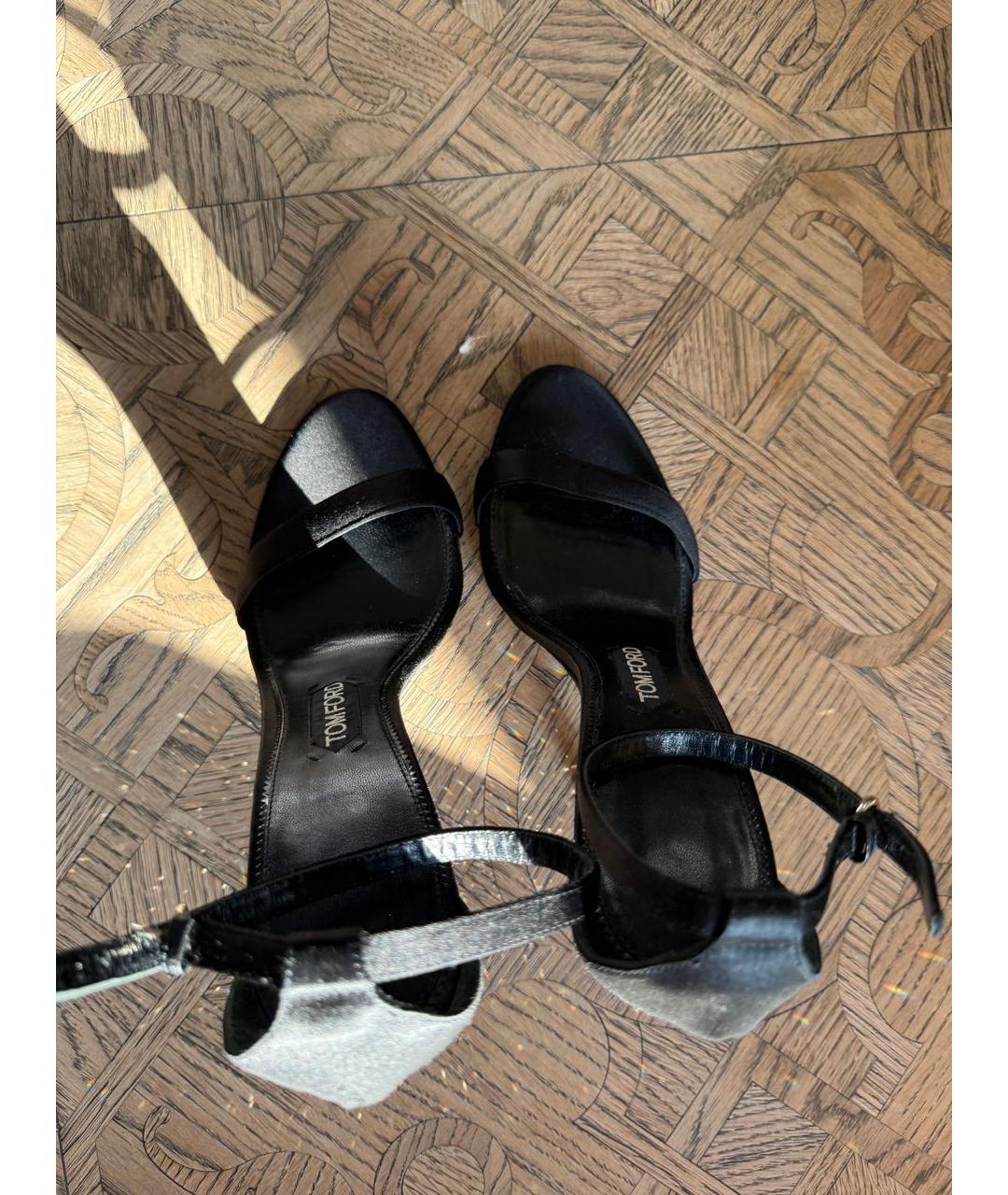 TOM FORD Черные босоножки, фото 3