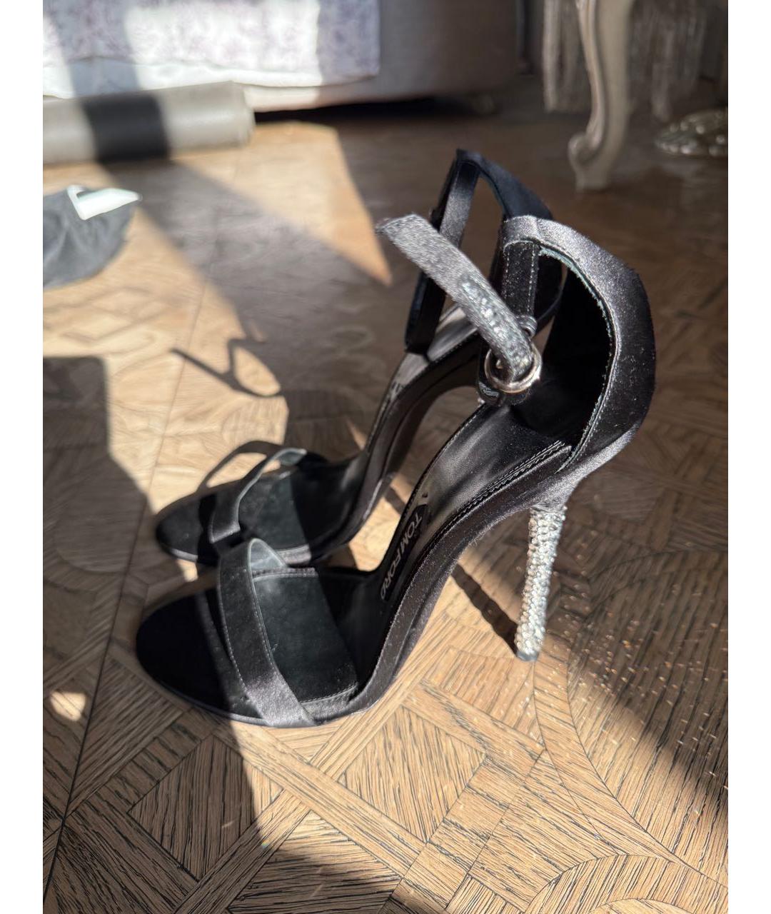 TOM FORD Черные босоножки, фото 8