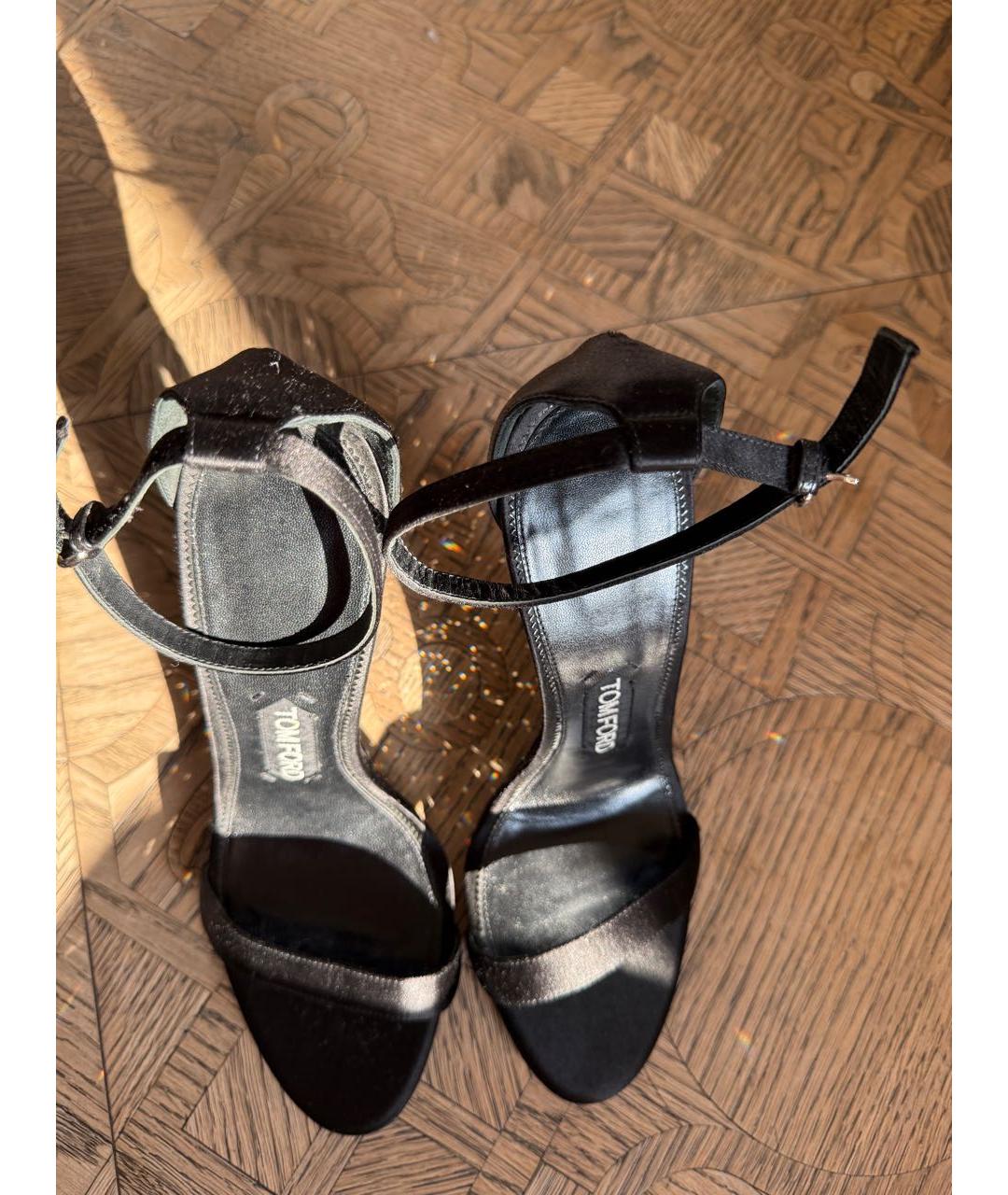 TOM FORD Черные босоножки, фото 2