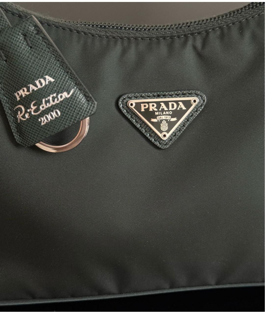 PRADA Зеленая сумка через плечо, фото 6