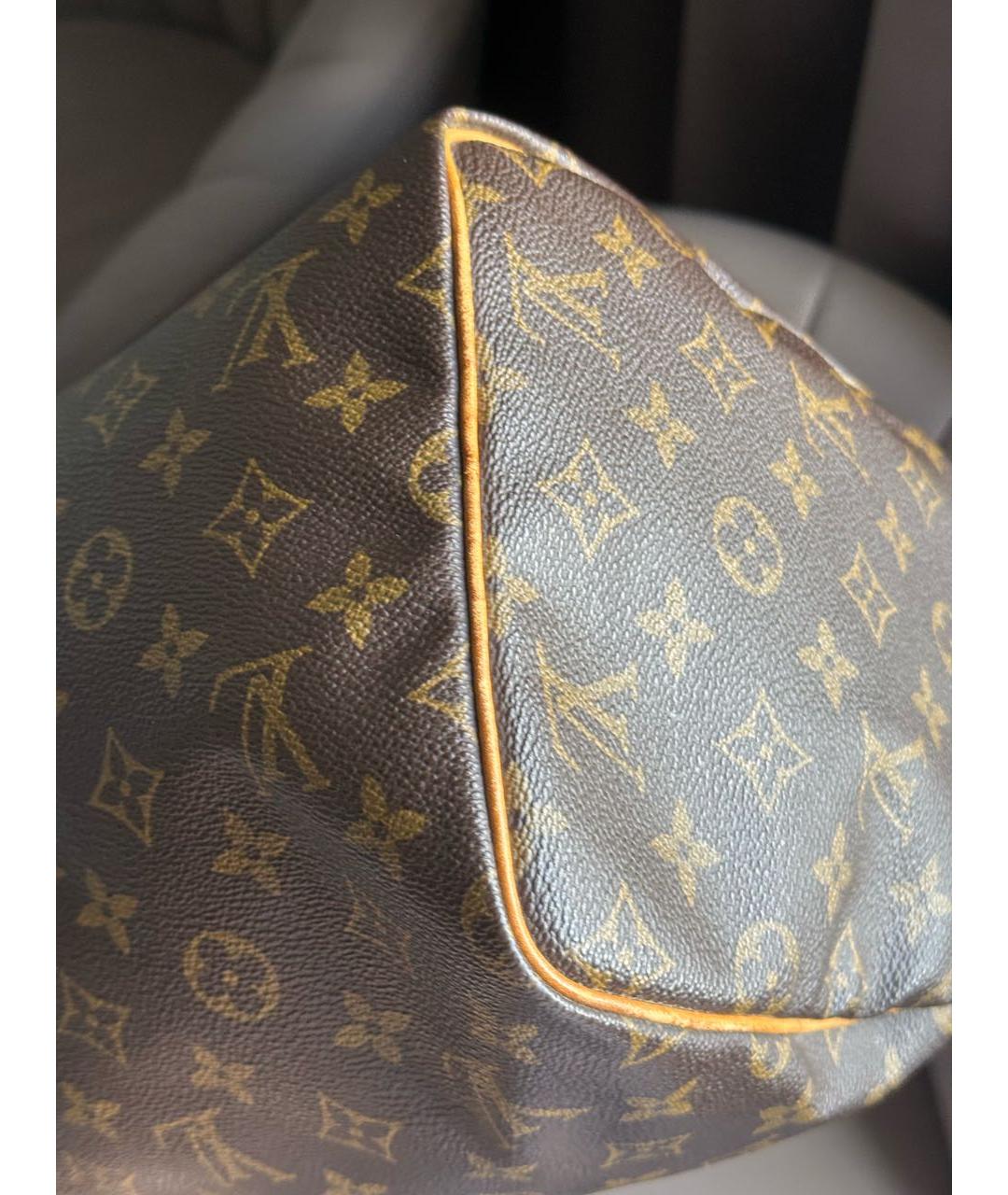 LOUIS VUITTON Коричневая сумка с короткими ручками, фото 6