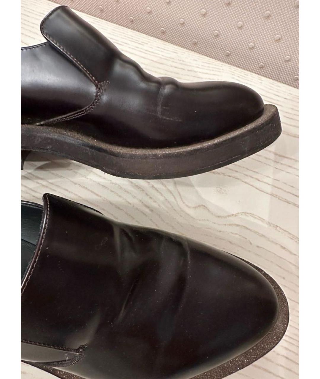 BRUNELLO CUCINELLI Коричневые кожаные брогги и оксфорды, фото 4