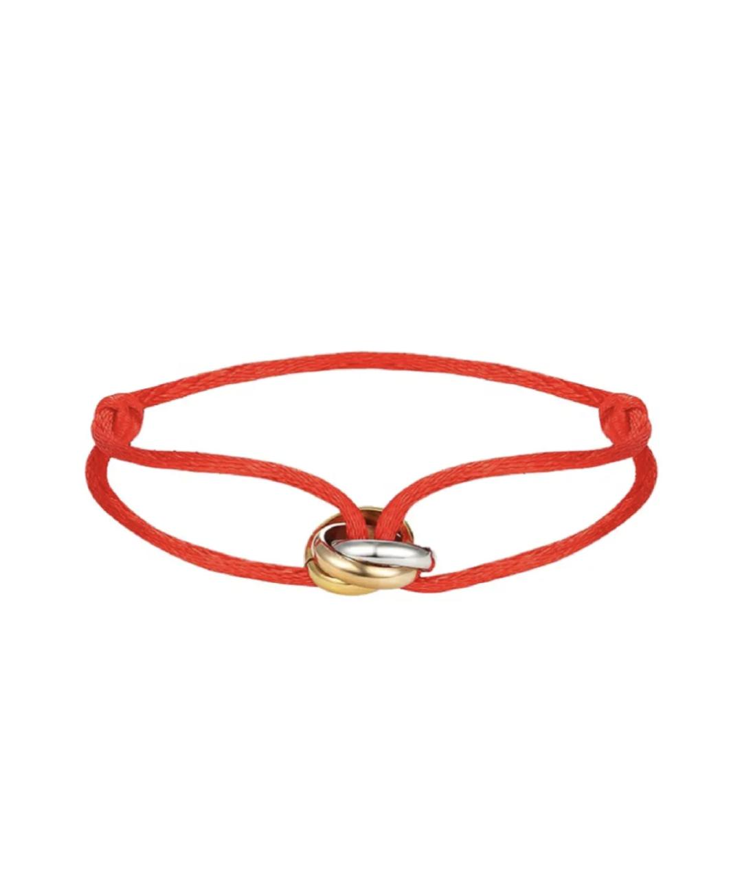 CARTIER Красный браслет из белого золота, фото 1