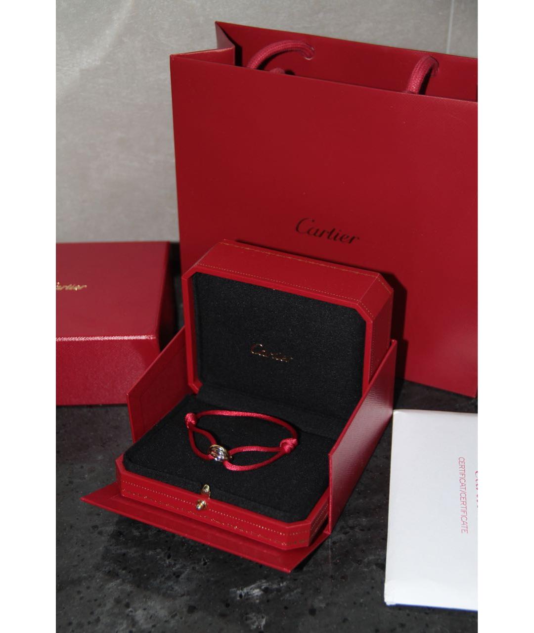 CARTIER Красный браслет из белого золота, фото 5