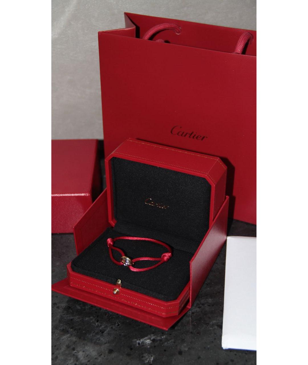CARTIER Красный браслет из белого золота, фото 4