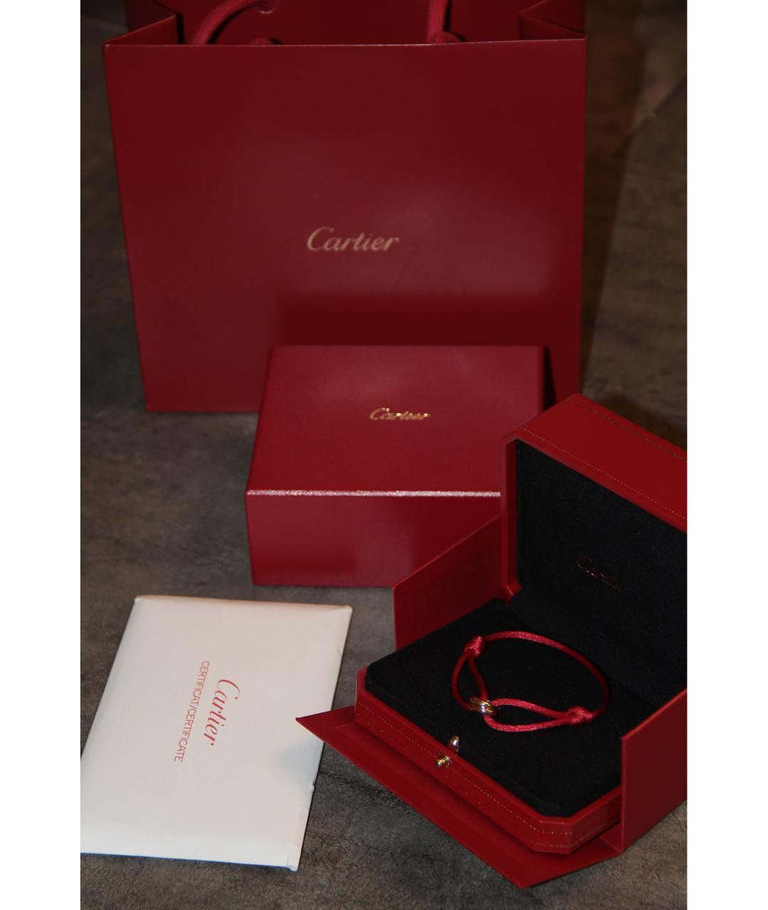 CARTIER Красный браслет из белого золота, фото 2