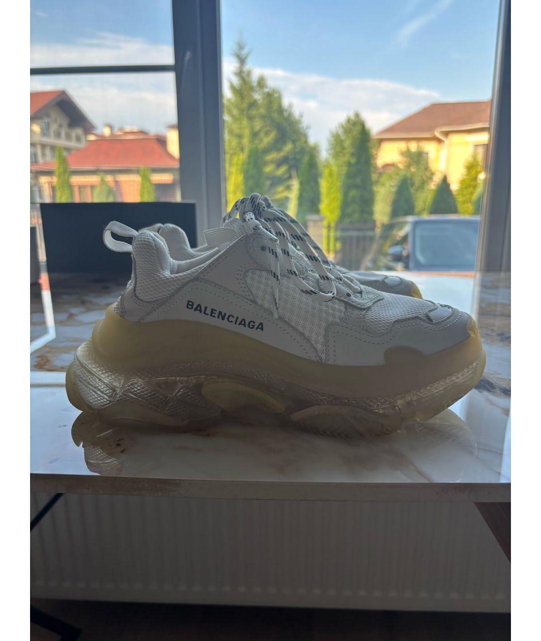 BALENCIAGA Белые кроссовки, фото 5