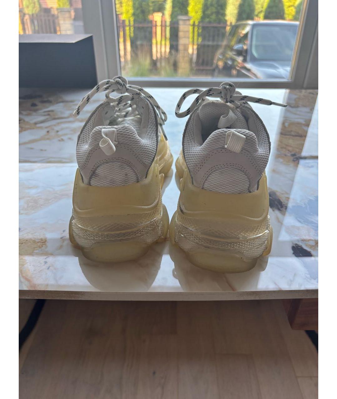 BALENCIAGA Белые кроссовки, фото 4