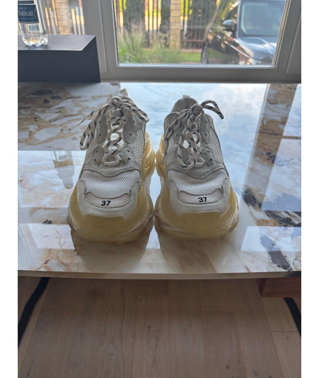 BALENCIAGA Белые кроссовки, фото 2