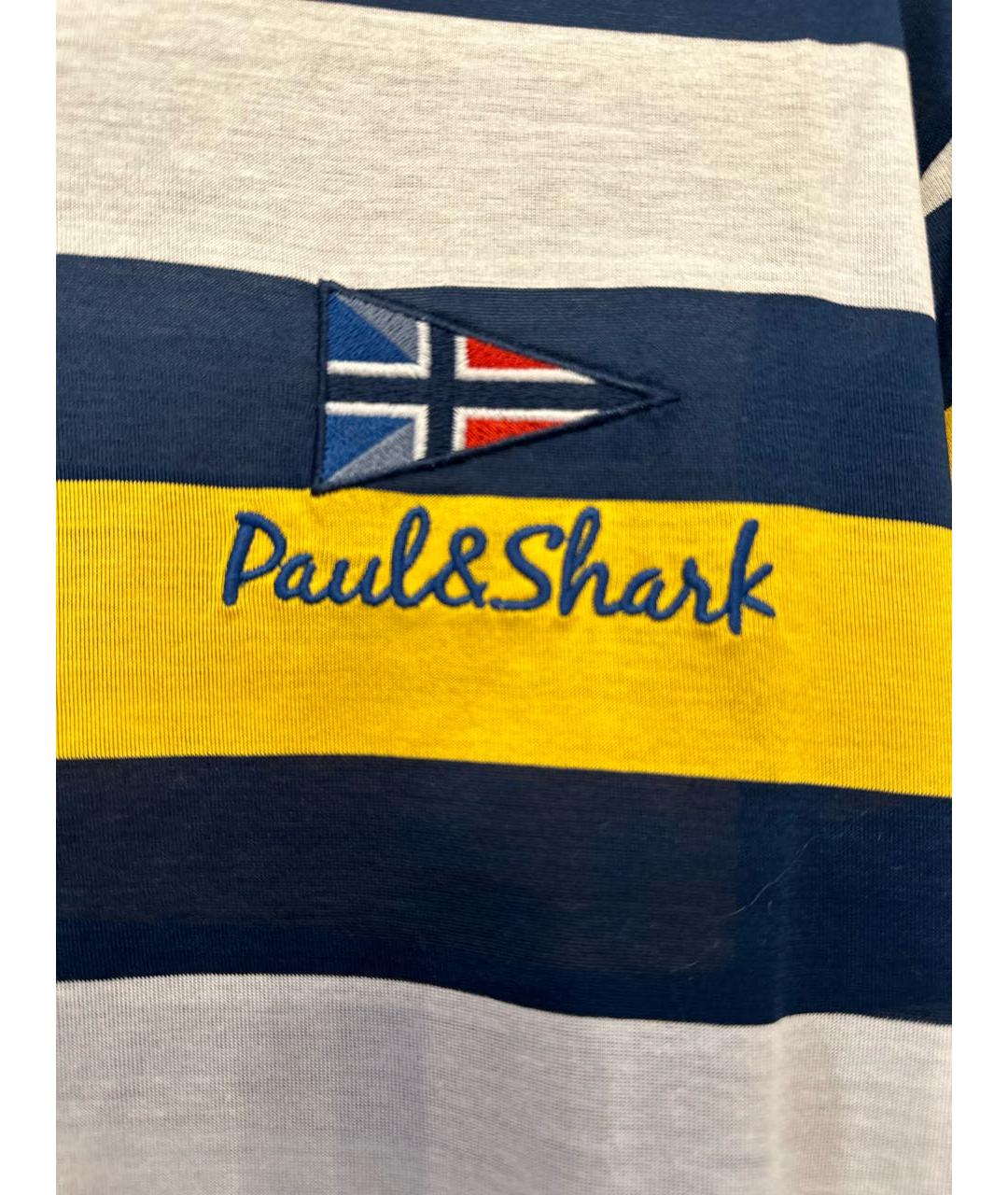 PAUL & SHARK Хлопковая футболка, фото 4