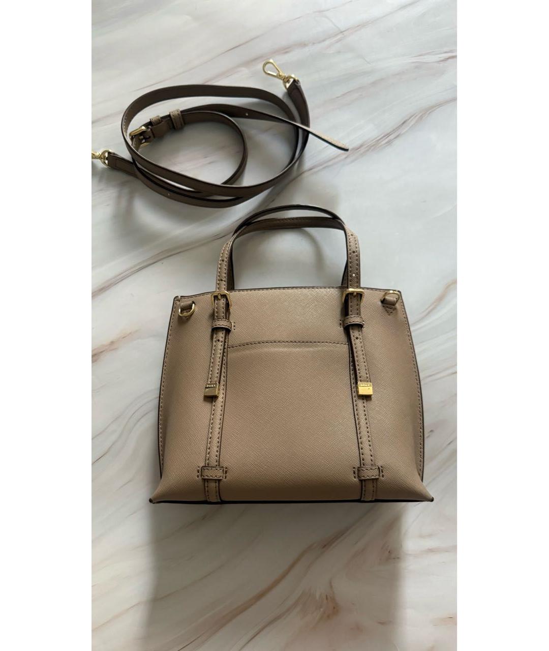 DKNY Антрацитовая сумка через плечо из искусственной кожи, фото 2