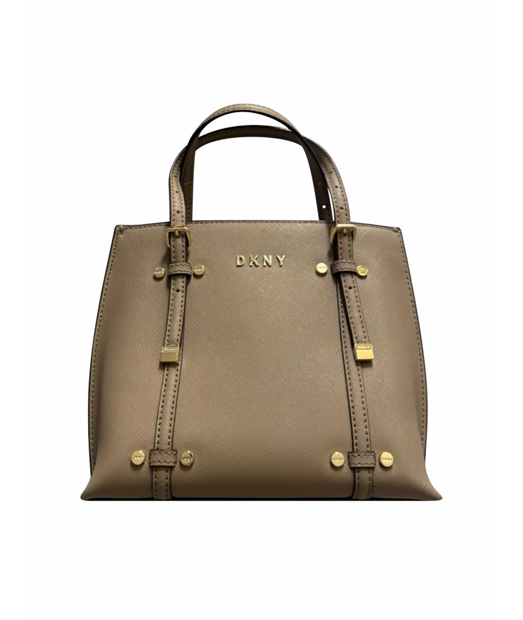 DKNY Антрацитовая сумка через плечо из искусственной кожи, фото 1