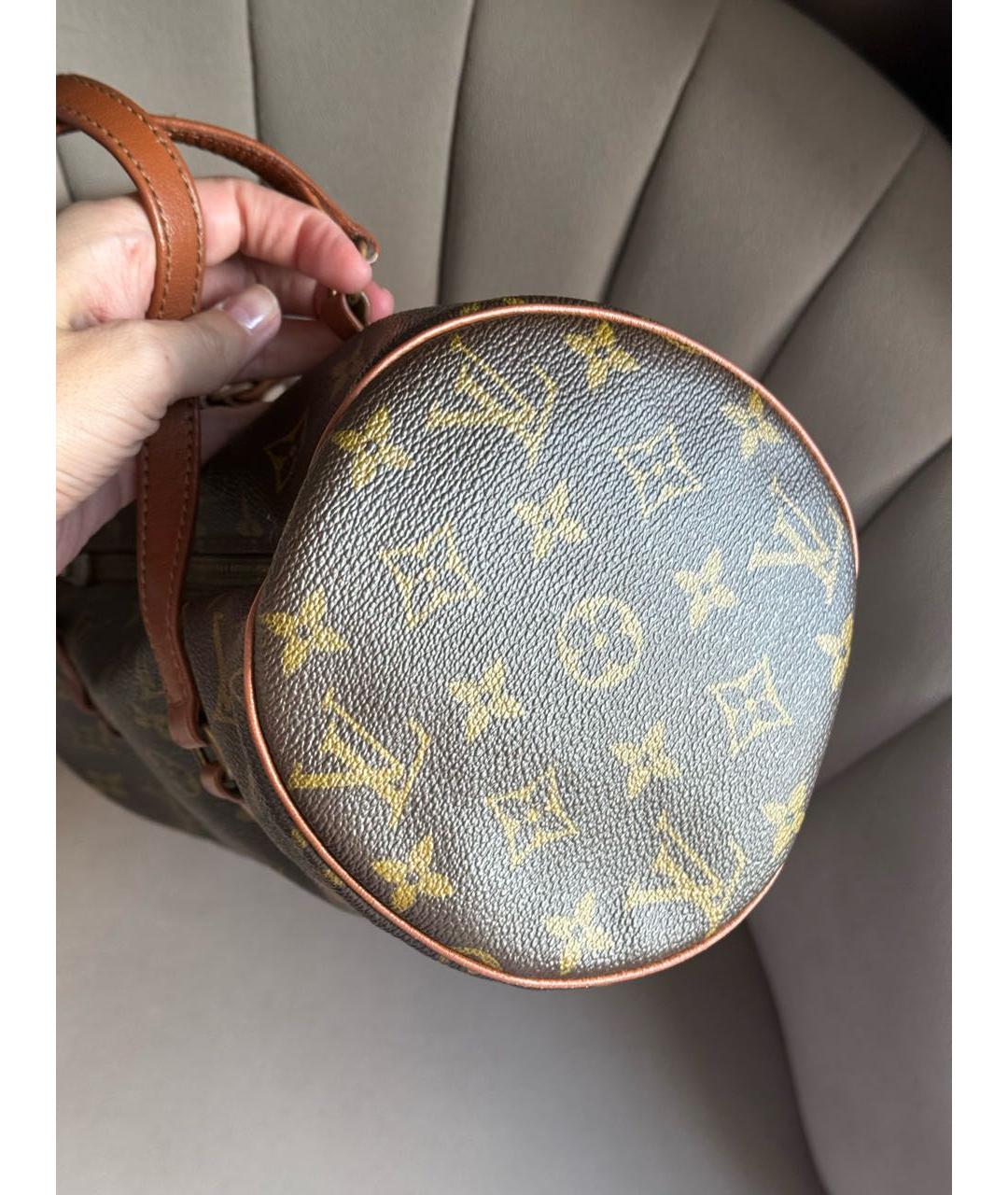 LOUIS VUITTON Коричневая сумка через плечо, фото 5